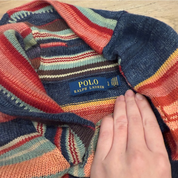 Colorful Western/Southwest Sweater Polo Ralph Lauren - Picture 3 of 3